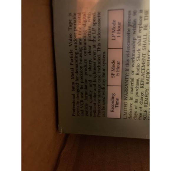 Supertape 8mm ProMP VideoTape Cassette 30 and 60 min P6-30 (3 pack) SEALED - Picture 10 of 10